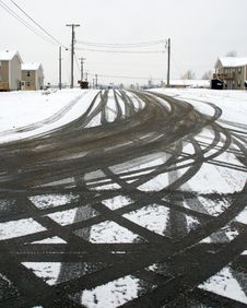 Tire Tracks Royalty Free Stock Images Tire Tracks Royalty Free Stock Images