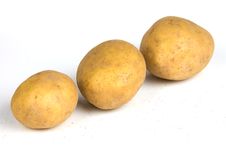 Three Potatoes Stock Image Three Potatoes Stock Image