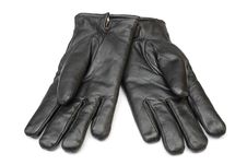Pair Of Black Gloves Stock Photo Pair Of Black Gloves Stock Photo