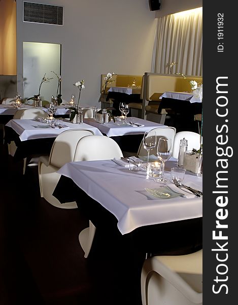 Picture of modern restaurant interior