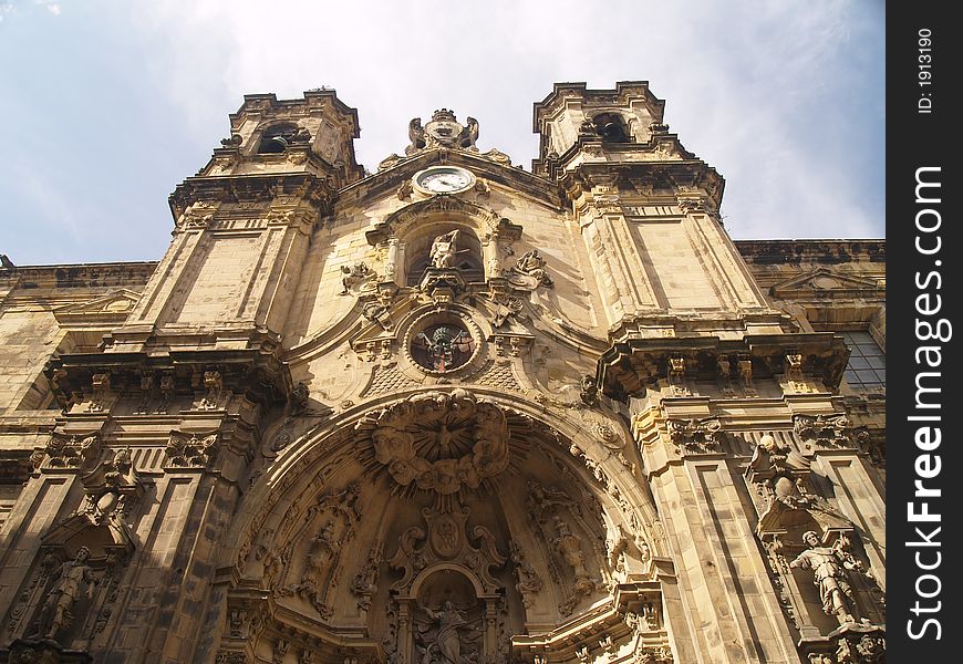 Basilic of Santa Maria in San Sebastian, Basque Country