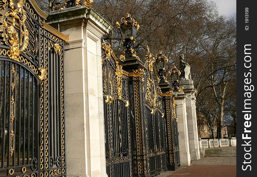 Buckingham Palace Gates.