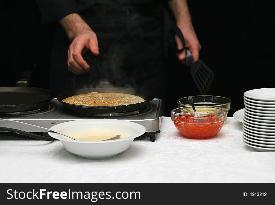 Pancakes With Caviar