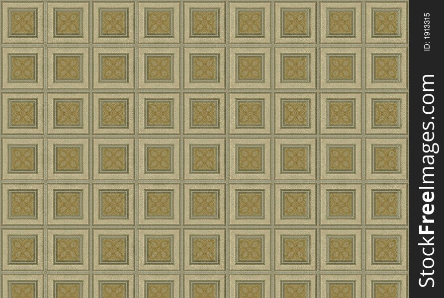 Brown Kitchen Tiles Pattern