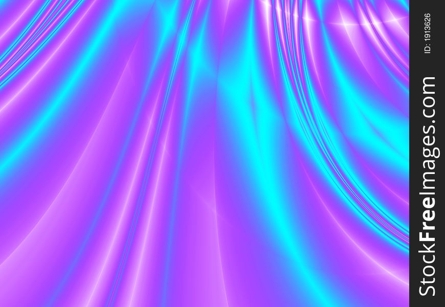 Abstract image of the coloured waves and broad patterns