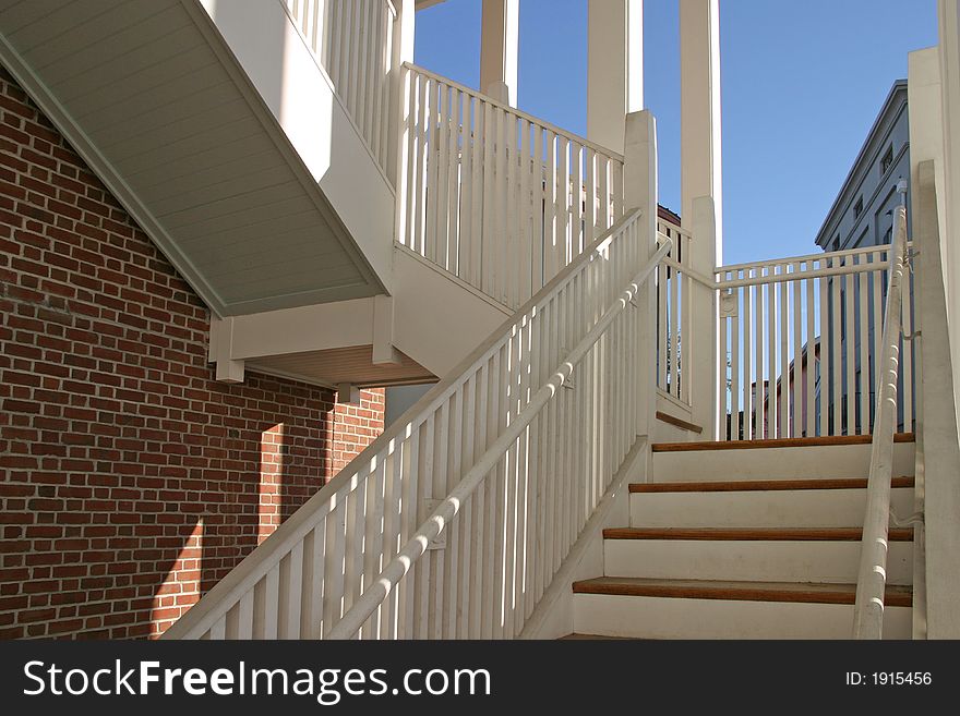 Abstract Staircase in Celebration Florida. Abstract Staircase in Celebration Florida