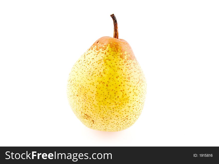 Pear, bright yellow summer fruit