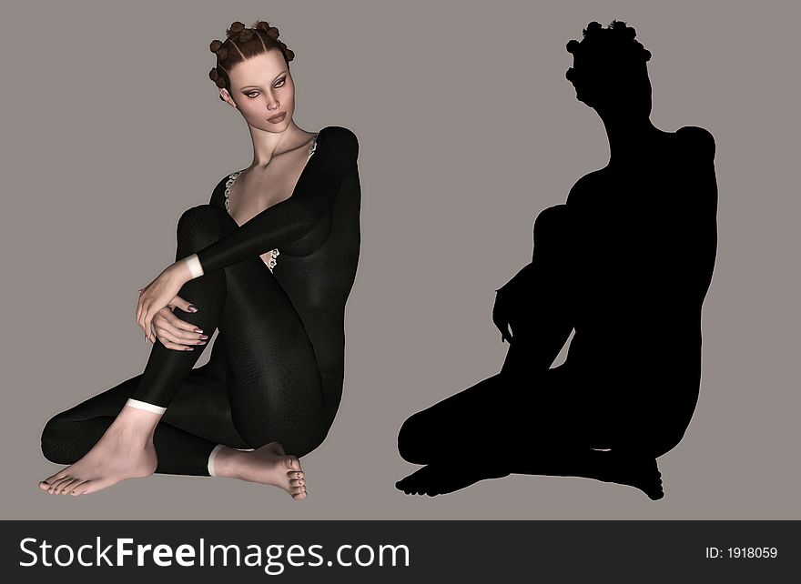 Digital figure for your projects. Digital figure for your projects