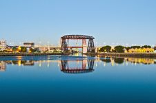 Nicolas Avellaneda Bridge At Buenos Aire Royalty Free Stock Photo Nicolas Avellaneda Bridge At Buenos Aire Royalty Free Stock Photo