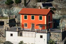 Orange House Stock Photo Orange House Stock Photo