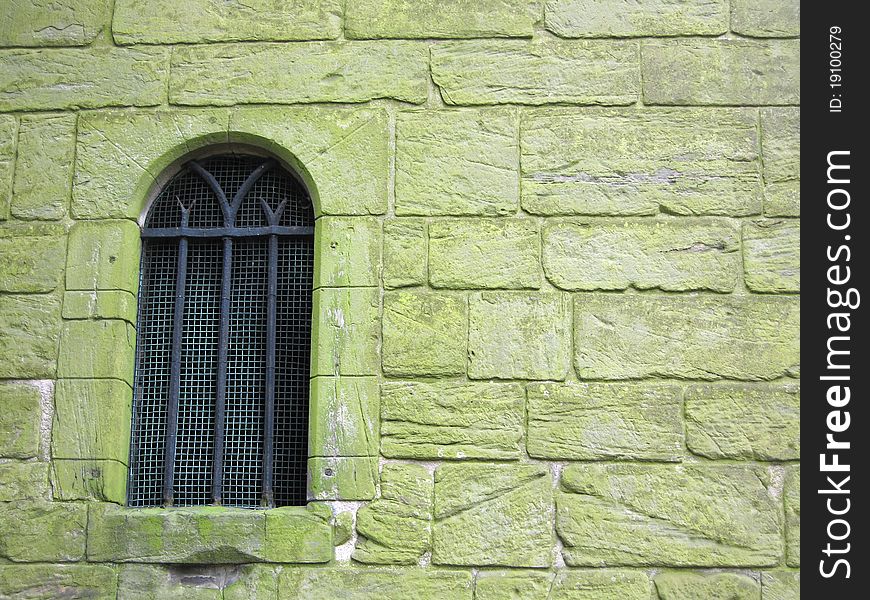 A window of the holyrood palace, edinburgh, scotland