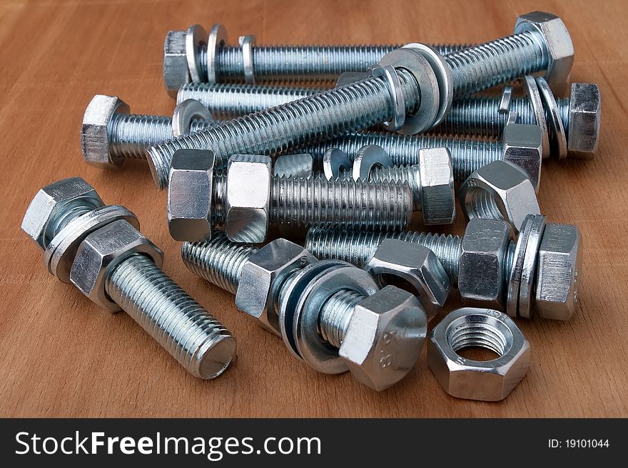 Chrome nuts and bolts