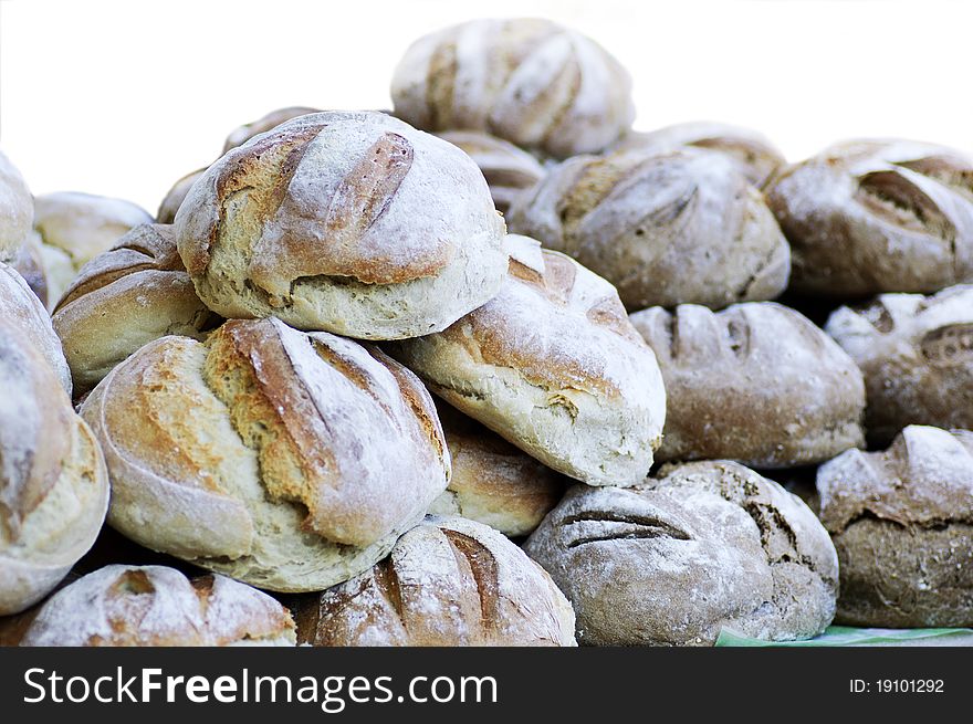 Close up of grain bread