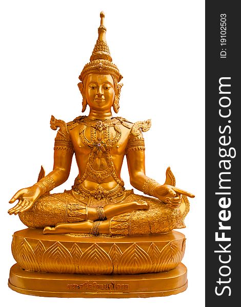 Sri Ariya Buddha Statue Isolated