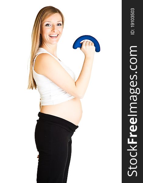 Pregnant woman fitness