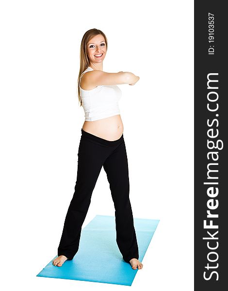 Pregnant woman fitness