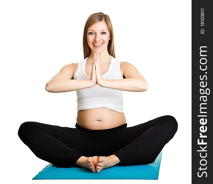 Pregnant woman fitness