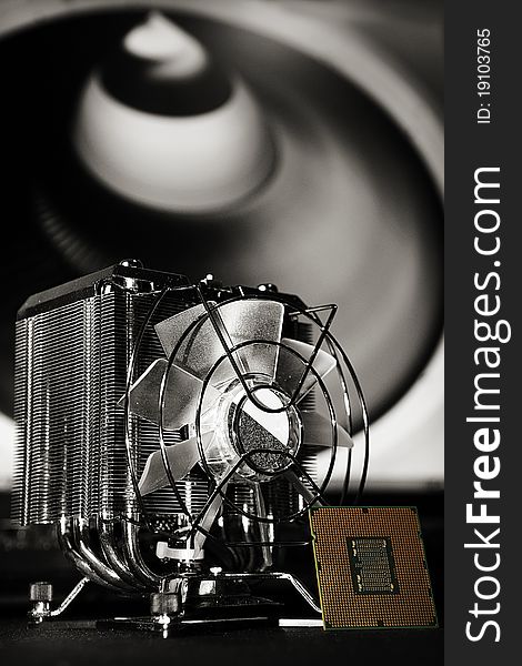 Processor and its cooler fan with selective desaturation. Processor and its cooler fan with selective desaturation