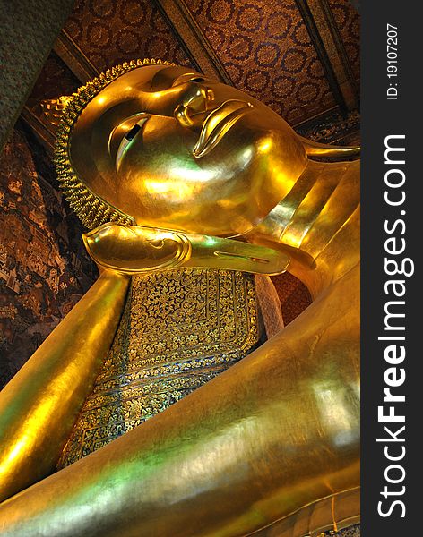 Holy Reclining Buddha of Thailand