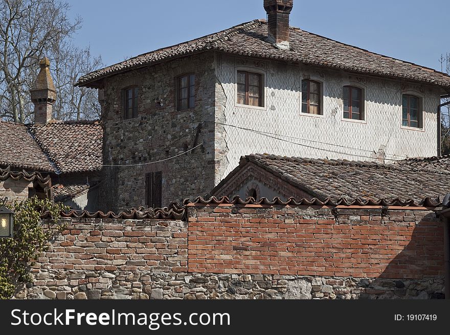 Old house in a rural village