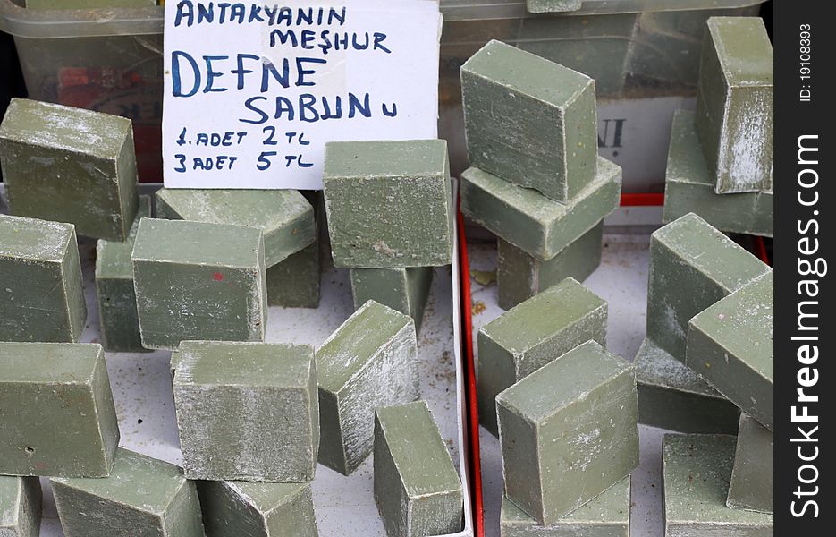 Soap of sweet bay is popular in Turkey.