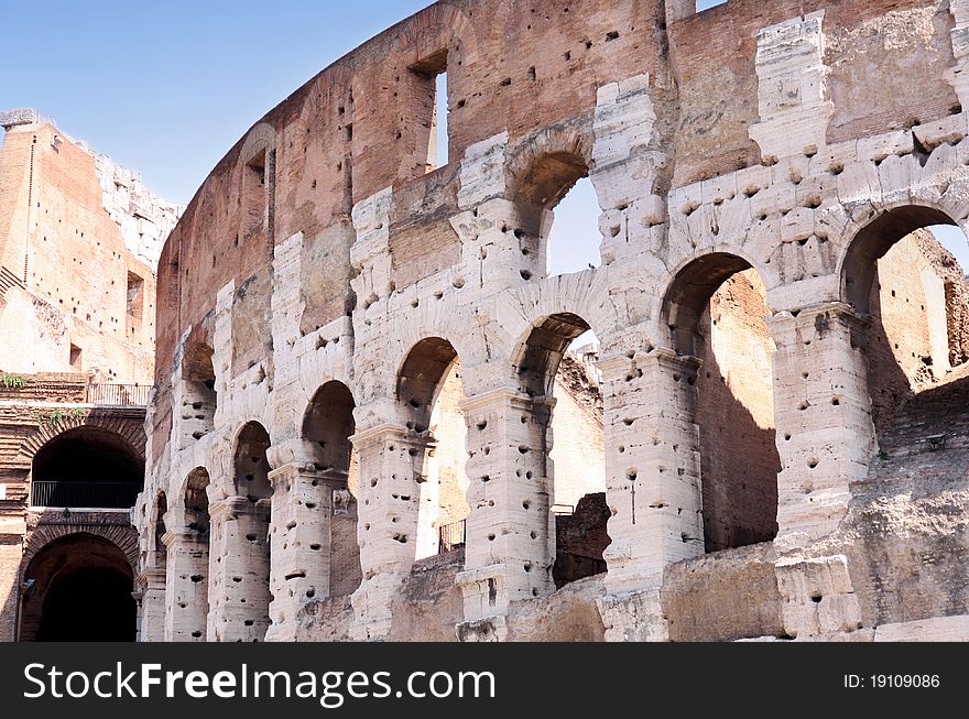 The Colosseum in Rome, Italy