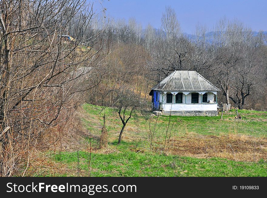 Transylvania old house near the forest