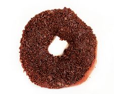 Delicious Chocolate (doughnut) Isolated Royalty Free Stock Images Delicious Chocolate (doughnut) Isolated Royalty Free Stock Images