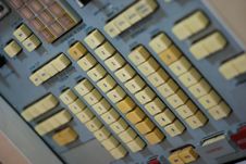Control Panel Of The Old Space Station 4 Stock Photography