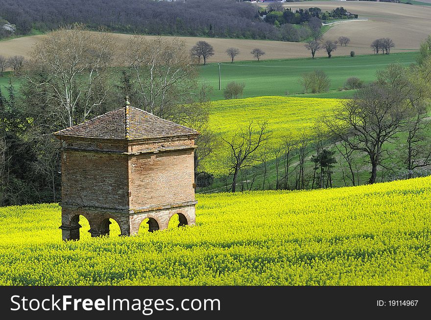 Old pigeon house in south west France, near Toulouse. Old pigeon house in south west France, near Toulouse