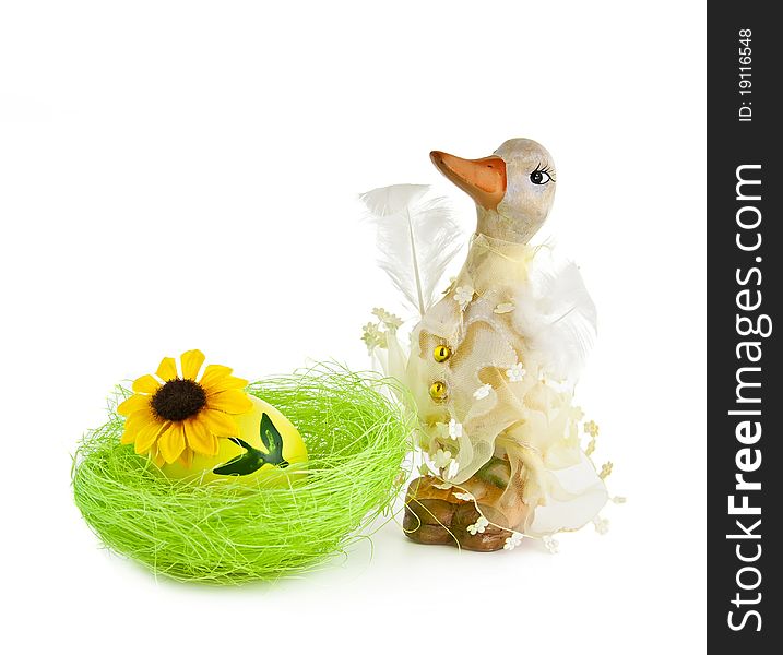 Easter souvenir isolated on the white background. Easter souvenir isolated on the white background.