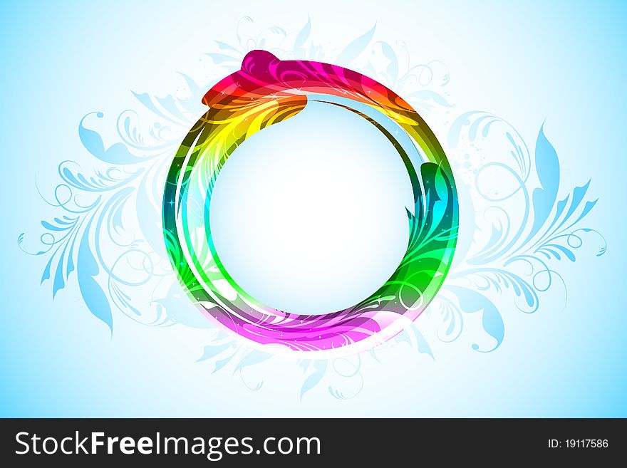 Circle on Abstrac Background