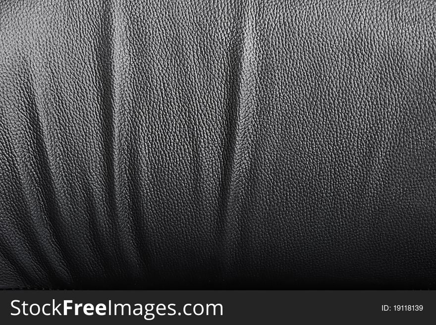 Black leather texture