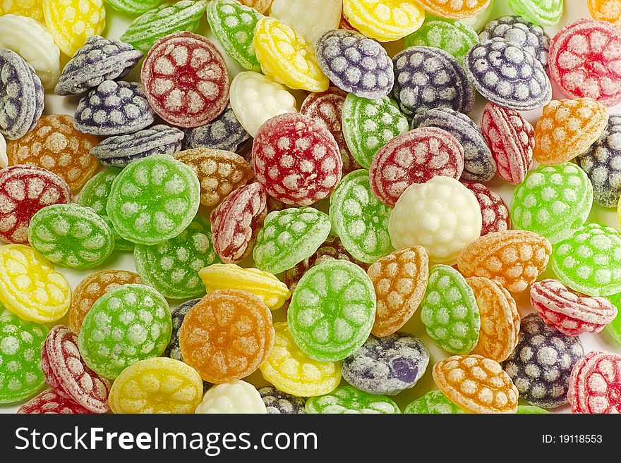 Colorful candy's background fruit taste. Colorful candy's background fruit taste