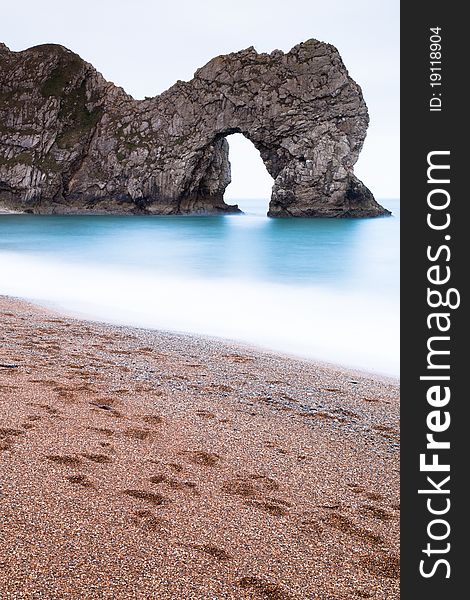 A 30 second exposure of Durdle Door at dusk. A 30 second exposure of Durdle Door at dusk.