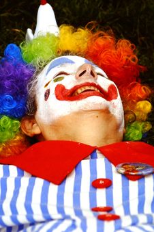 Happy Clown Stock Image