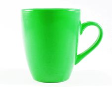 Green Mug Royalty Free Stock Photography