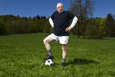 Senior Football Player Stock Photo Senior Football Player Stock Photo