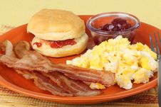 Bacon And Egg Breakfast Royalty Free Stock Photo Bacon And Egg Breakfast Royalty Free Stock Photo