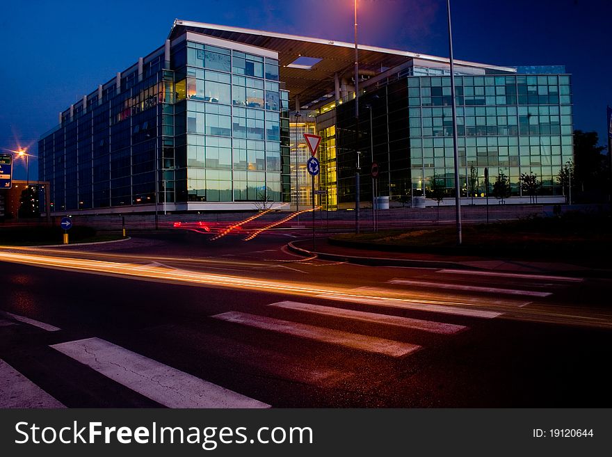 Business Center -Late In The Evening