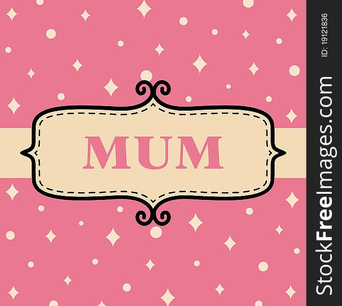 Template frame design(Happy Mother s Day)
