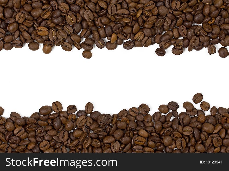 Coffee beans background. Close up. Coffee beans background. Close up