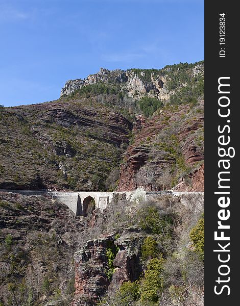 Site Of The Gorges Of Daluis, France