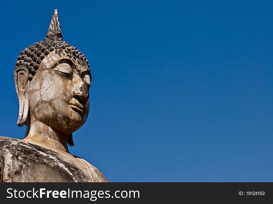 Giant Buddha Statue in Sukhothai Province, Thailand. Giant Buddha Statue in Sukhothai Province, Thailand.