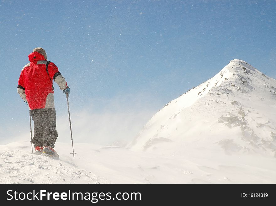 Winter mountains