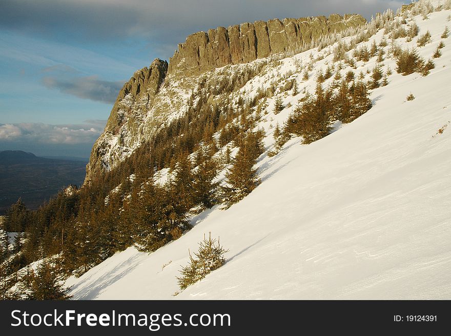 Winter mountains, Creasta Cocosului, Romania