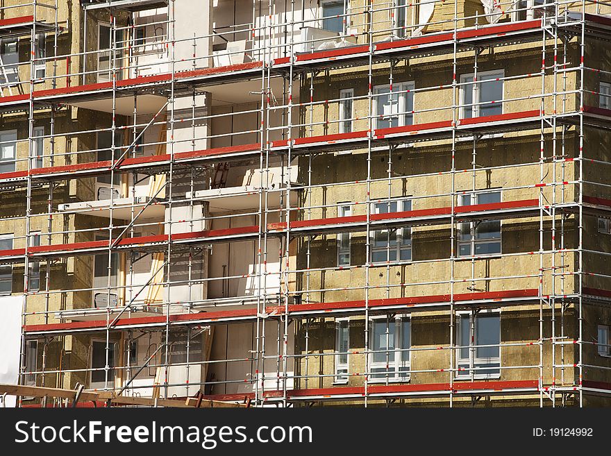 Full Frame of a Construction Site