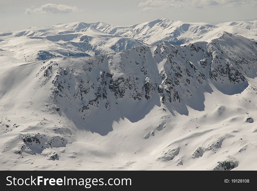 Winter mountains