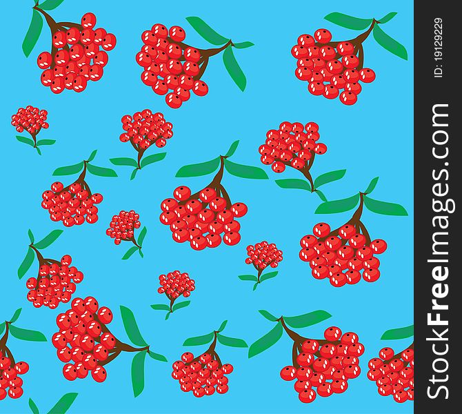 Abstract berry seamless texture. Illustration.