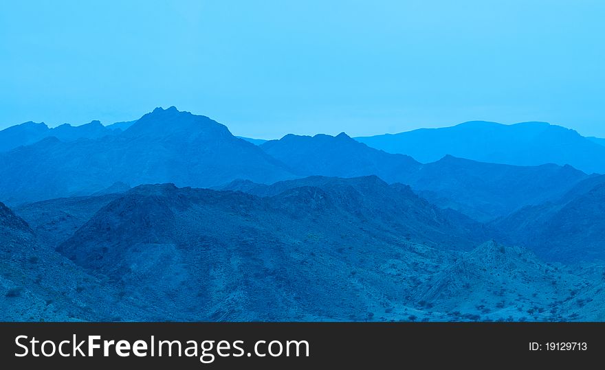 Oman: Mountains at Twilight